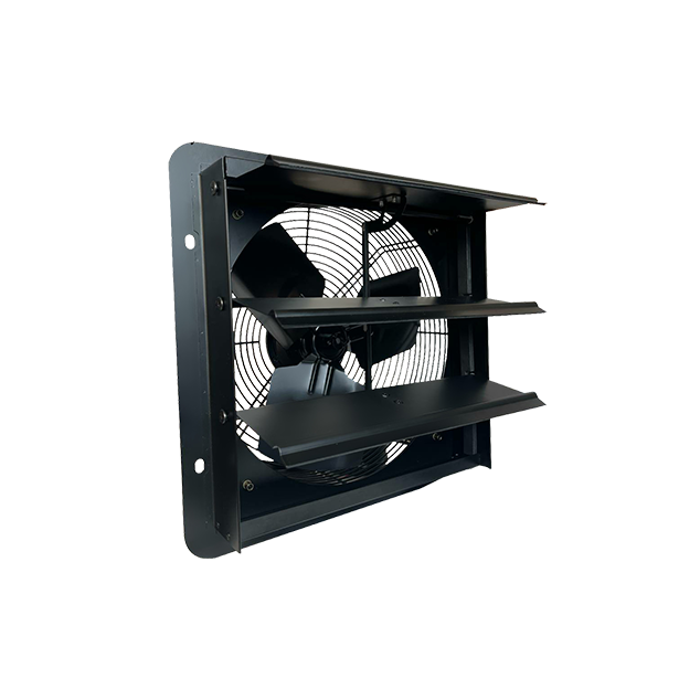 EC louvered exhaust fan, efficient and quiet, suitable for ventilation and exhaust systems, as well as other ventilation solutions.